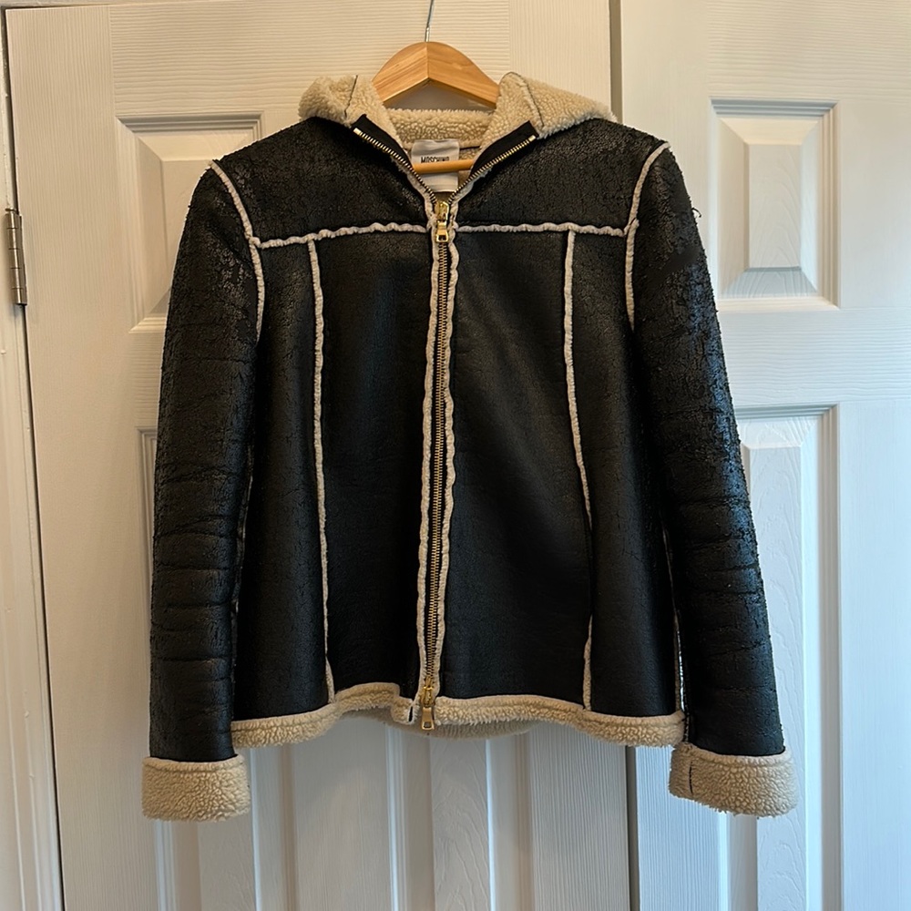 Moschino Faux Shearling Coat